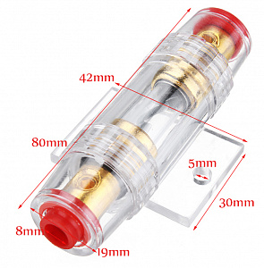 Предохранитель для автоакустики в колбе AGU 60A TDS TS-CAD01