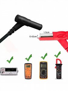 Щупы для мультиметра/тестера с крокодилами 10A 1000B Орбита OT-INM06