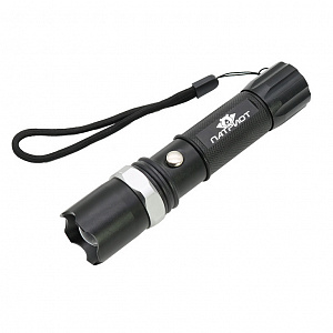 Патриот PT-FLR07 фонарь ручной (1L, 18650.,ZOOM)