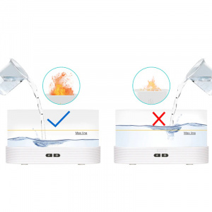 Огонек OG-HOM06 Белый увлажнитель воздуха (180мл,USB,RGB)