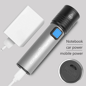 Фонарь ручной аккумуляторный, карманный Следопыт ST-FLR11