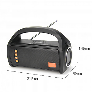 Fepe FP-03-W радиоприёмник аккумуляторный (USB,TF,Bluetooth, беспрв.ЗУ)