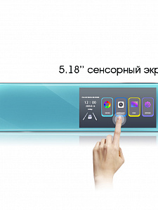 TDS TS-CAR46 автовидеорегистратор зеркало+камера