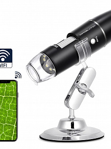 Микроскоп беспроводной цифровой карманный 1000X Wi-Fi Орбита OT-INL92