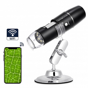 Микроскоп беспроводной цифровой карманный 1000X Wi-Fi Орбита OT-INL92