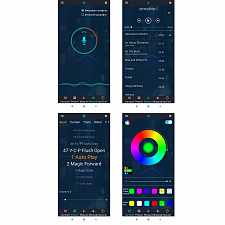 Огонек OG-LDP11 Светодиодный угловой светильник RGB (52см,USB)