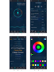 Огонек OG-LDP11 Светодиодный угловой светильник RGB (52см,USB)