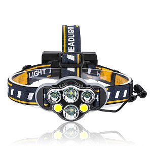 Патриот PT-FLG12 фонарь налобный (5L, 2*18650)