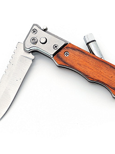 Патриот PT-TRK23 нож складной с фонариком (6.5/15,5см)