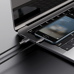 BOROFONE BX45 Черный кабель USB 2.4A (microUSB) 1м