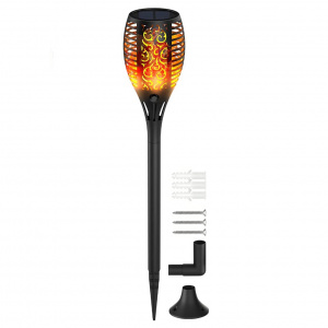 Светильник садовый на солнечной батарее уличный Факел Огонек OG-LDP30