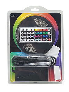Огонек OG-LDL01 набор LED лента RGB 5м (5050,IP65,блок,пульт)