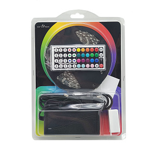 Огонек OG-LDL01 набор LED лента RGB 5м (5050,IP65,блок,пульт)