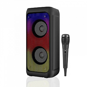 Колонка блютуз беспроводная с подсветкой и микрофоном Орбита OT-SPB142