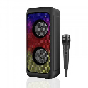 Колонка блютуз беспроводная с подсветкой и микрофоном Орбита OT-SPB142