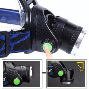 Патриот PT-FLG04 фонарь налобный (1L, 2*18650, Т6,ZOOM)