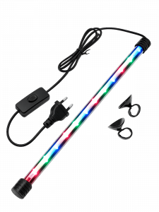 Светильник лампа для аквариума светодиодная цветная Огонек OG-LDP28 (370мм)