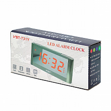 VST 731Y-4 Зеленые часы настольные (без блока)