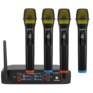 Микрофон караоке беспроводной набор 4 шт Орбита OT-ERM16