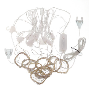 Гирлянда штора интерьерная 220В 3*3м Огонёк OG-LDG23 Желтая