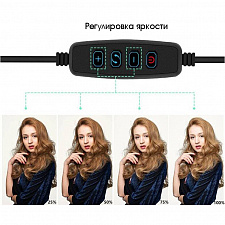 Огонек OG-SMH03 лампа кольцевидная со штативом (36см)