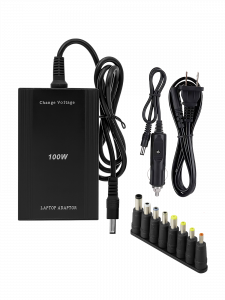 Зарядка для ноутбуков универсальный блок питания с насадками 12-24В, 100Вт Орбита OT-APB64