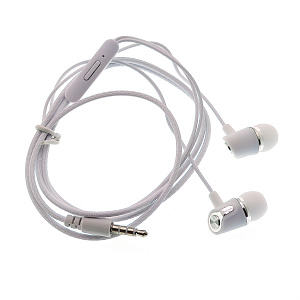 Орбита OT-ERG09 Белые наушники вакуум-гарнитура (3.5мм)