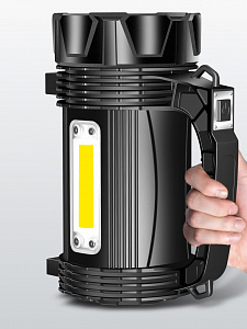 Патриот PT-FLR36 фонарь ручной (1L+1L, встр. аккум)