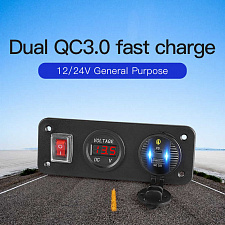 TDS TS-CAU52 Красный Разветвитель авто (Врезной)