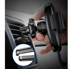 SENDEM W5 Держатель для смартфонов + беспроводное ЗУ 5W (в воздуховод)