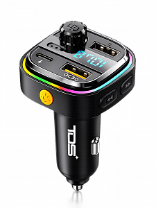 FM-модулятор трансмиттер автомобильный с Bluetooth TDS TS-CAF18
