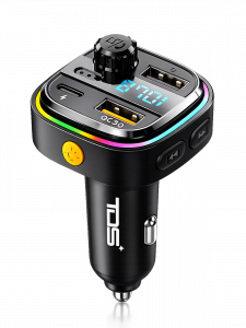 FM-модулятор трансмиттер автомобильный с Bluetooth TDS TS-CAF18