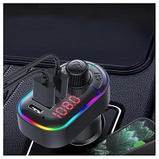 FM-модулятор трансмиттер автомобильный с Bluetooth TDS TS-CAF12