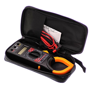 Мультиметр цифровой с прозвонкой, клещи токовые тестер тока и напряжения Орбита OT-INM19