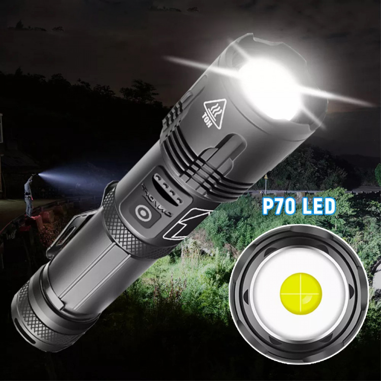 Патриот PT-FLR28 фонарь ручной (1L, 26650.,ZOOM)