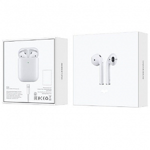 BOROFONE BW01 Plus Белые наушники - гарнитура (bluetooth)