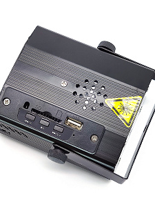 Лазерная световая установка для дома 2 в 1 с MP3 Огонёк OG-LDS06 Черная