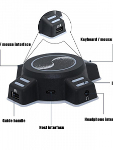 Орбита OT-PCR22 концентратор USB 2.0 (4 USB, 3.5мм)