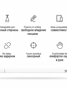 Орбита OT-SMH23 Белый стилус для сенсорных экранов
