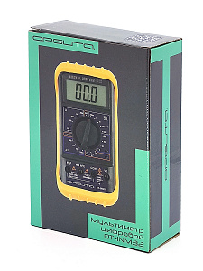 Мультиметр цифровой с прозвонкой в калоше тестер тока и напряжения Орбита OT-INM32