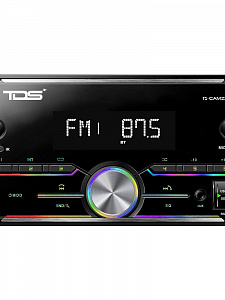 Магнитола для авто 2 DIN с пультом с Bluetooth, AUX, USB универсальная TDS TS-CAM22