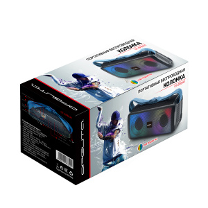 Колонка блютуз беспроводная с подсветкой Орбита OT-SPB141