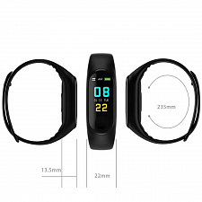 EZRA SW04 Черный спорт браслет 