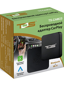 Беспроводной автомобильный блютуз-адаптер Carplay/Android Auto TDS TS-CAM23