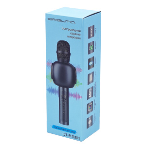 Орбита OT-BTM01 микрофон BT Черный (Bluetooth, динамики, USB)