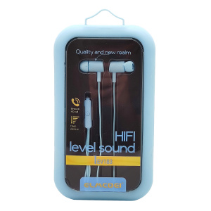 ELMCOEI EV-183 Голубые наушники-гарнитура (3.5мм)