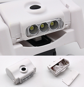 Лупа очки налобная увеличительная с подсветкой Орбита OT-INL64