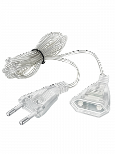 Удлинитель для гирлянды прозрачный 3м Орбита OT-ELE01