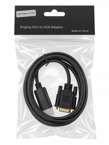 Видеошнур Displayport (DP) / VGA кабель 1.8 метра Орбита OT-AVW45 силиконовый