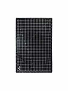 Коврик, мат для резки А1 (900х600 мм) двусторонний черный Орбита OT-OCC02